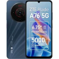 ZTE Blade A76 5G 128GB/4GB - Stardust Black (128 Go, Noir poussière d'étoiles, 6.75", Double SIM, 5G), Téléphone portable, Noir