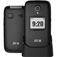 SPC Polaris - Téléphone portable 4G pour seniors avec grosses touches et bouton d'appel d'urgence | Compatible avec l'application d'accès à distance Care, suivi GPS et alertes de sécurité