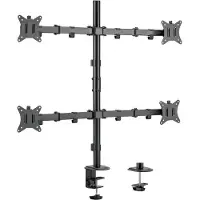 Equip Quad 17-32´´ Max 9kg Monitor Stand Argenté