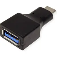 Value Adaptateur USB 3.2 Gen 1, USB type C - A, ST/BU, OTG, noir