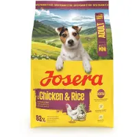 Josera Mini Chicken & Rice-3kg Adult Dog Food Jaune 3Kg