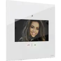 M-E Modern-Electronics ME VDV-1107 W - Station intérieure vidéo blanc (Funk, WiFi)