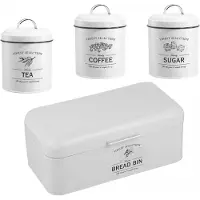 Herzberg Vintage Vorratsbehälter, Brotbox, Kaffeedose, Zuckerdose, Teedose