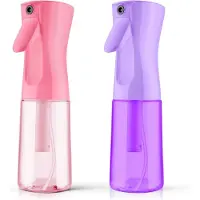 Vendos85 Pack de 2 vaporisateurs brume ultra-fine 200 ml Rose / Violet