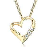 Elli DIAMONDS Chaîne 'Herz' or