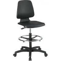 Magni Chaise Labsit 4 blanc Mousse intégrée, avec roulettes 4016849592145