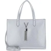 Valentino Femmes, Sac à main, Sac Shopping Divina Élégant et Compact, Argent