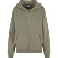 Urban Classics Fluffy Full Zip Sweatshirt Vert S Femme