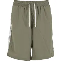 Urban Classics Shorts de bain olive / blanc