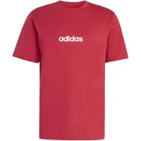 Adidas T-Shirt fonctionnel 'Lin Sj' rouge / blanc