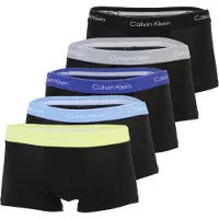 Calvin Klein Jeans Boxers LOW RISE TRUNK X5 hommes - Noir - EU M