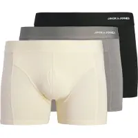 Jack & Jones Boxers 'JACGABRIEL' crème / gris / noir / blanc
