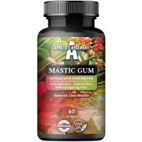 Apollo's Hegemony Gomme mastic 500 mg par gélule - 60 gélules végétaliennes - Soutient la santé digestive - 60 jours de réserve - Complément alimentaire à base de résine de lentisque - par