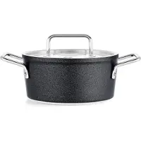 Fissler Adamant / Casserole en aluminium (Ø 18 cm, 2L) Casseroles-revêtement avec couvercle en métal, anti-adhésif - Induction