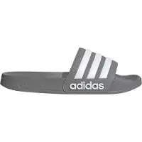 Adidas Mule 'Adilette' gris / blanc