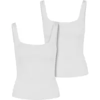 Urban Classics Tb7513a Sleeveless Top 2 Units Blanc M Femme