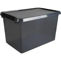 Sunware Aufbewahrungsbox Comfort-line, 62L, grau-transparent (40 cm, 62 l)