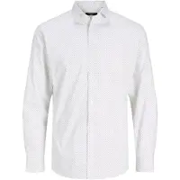 Jack & Jones Chemise JPRBLABLACKPOOL PRINT hommes - Blanc - EU XL