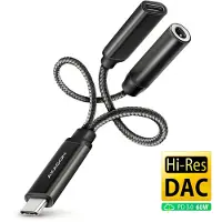 Axagon Ada-hcpd Usb-c Adapter 3.5 Mm Argenté