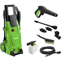 Lavor Nettoyeur haute pression avec système à mousse réglable, 130 bar max, 420 l/h max, 1800 W (Fonctionnement sur secteur)