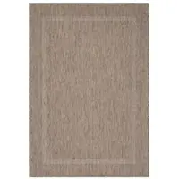 Carpetsale24 Tapis Intérieur Extérieur Tissage Plat Aspect Sisal avec Bordure Imperméable pour Cuisine Terrasse Salon, Taille: 80x150 cm