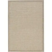Carpetsale24 Tapis Intérieur Extérieur Terrasse Balcon Cuisine Aspect Sisal Tissage Plat Imperméable Uni Structuré, Taille: 120x170 cm