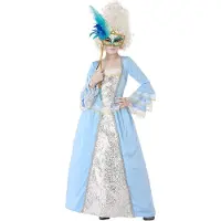 Atosa Courteous Era Children´s Girl Costume Bleu 3-4 Years Enfants