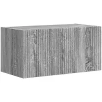 vidaXL Meuble TV mural gris Sonoma 60 x 31 x 29,5 cm Bois composite