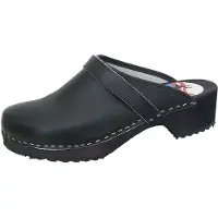 Saliha Sabots Potthoff, couleur noire, taille 37, avec le talon ouvert