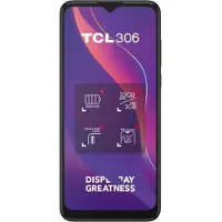 TCL 306 SPACE GRAY (32 Go, gris sidéral, 6.52", Double SIM), Téléphone portable, Gris