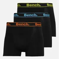 Bench Boxers Homme Wenzel lot de trois Noir