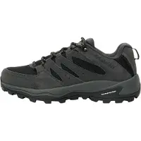 Columbia - Chaussures basses imperméables de randonnée journée - Redmond IV Low Waterproof Black Citron Haze pour Femme en Cuir - Taille 39 - Noir