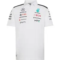 Adidas mercedes Homme - T-Shirts, Blanc - Taille XXL - Jersey de coton