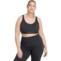 Adidas All Me Essentials Plus Medium Impact Sports Bra Noir 1X Femme