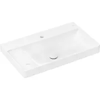 Hansgrohe Xelu Q lavabo, 800x480, 2 trous pour robinet, avec tablette, suspendu, sans trop-plein, bl (480 mm, 800 mm)
