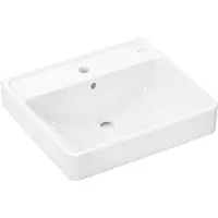 Hansgrohe Xanuia Q lavabo, 1 trou de robinetterie, avec trop-plein, 550x480mm, blanc (480 mm, 550 mm)