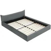 OKWISH Armoire 2 portes, en panneaux agglomérés, penderie avec tringle et 2 tiroirs – blanc