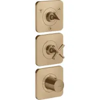 Hansgrohe Module thermostatique AXOR CITTERIO E DN 20, encastré 38x12 bronze brossé