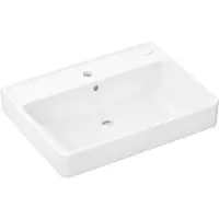 Hansgrohe Xanuia Q lavabo, 1 trou de robinetterie, avec trop-plein, 650x480mm, blanc (480 mm, 650 mm)