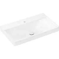 Hansgrohe Xelu Q lavabo avec tablette à droite, 800x480, suspendu, sans trop-plein, blanc, 6102 (480 mm, 800 mm)