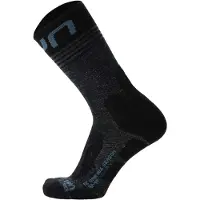 UYN Chaussettes de sport bleu clair / gris foncé / noir
