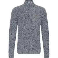 !Solid Pull-over 'SDRicardo' bleu chiné
