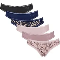 Sloggi Slip beige / bleu / marron / rose