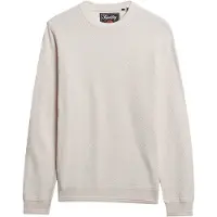 Superdry Pull-over blanc cassé