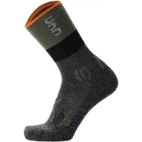 UYN Chaussettes de sport gris / gris clair / orange / noir