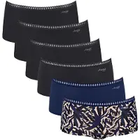 Sloggi Culotte beige / bleu / noir