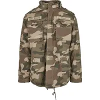 Brandit Veste mi-saison 'Giant' beige / marron / olive / vert foncé