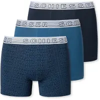 Schiesser Sous-vêtements bleu nuit / bleu ciel / blanc