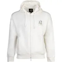 Armani Exchange Veste de survêtement bronze / blanc cassé
