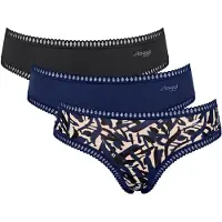 Sloggi Slip 'Go Crush' beige / bleu foncé / gris / noir